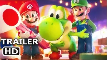 Yoshi and Mario first meeting in Super Mario Galaxy Movie